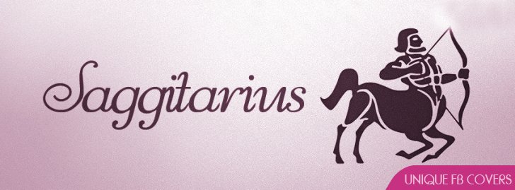 Sagittarius Symbol Facebook Cover